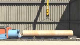 Trenchless technology  auger bore [upl. by Aneeras137]