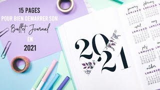 🦋 COMMENT COMMENCER UN BULLET JOURNAL EN 2021  mois de Mars [upl. by Sanoj]