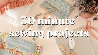 Sewing Projects to Make in 30 Minutes [upl. by Acirfa999]