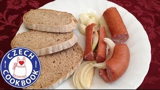 Pickled Sausage Recipe  Utopenci  Czech Cookbook [upl. by Recneps]