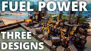 100 EFFICIENT Fuel Power Plant Build Guide incl Multiple Designs  Satisfactory 10 [upl. by Elo618]