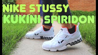 Nike STUSSY Air Zoom Kukini Spiridon Review amp OnFoot [upl. by Ahseryt]