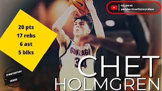 Chet Holmgren 201765 vs BYU February 2022 basketball nbadraft [upl. by Ferino]