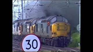 Class 37 thrash  Mossend 15690 [upl. by Burny]