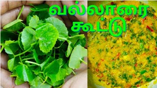 vallarai keerai recipe in tamilhow to make keerai koottuவல்லாரை கீரை கூட்டு இப்படி செய்து பாருங்க [upl. by Verla]