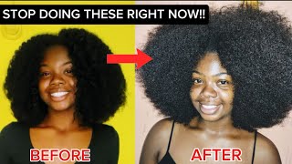 These Hair Growth tips are RUINING your Hair Growth Journey  Hair Growth Myths  Type 4 [upl. by Base931]