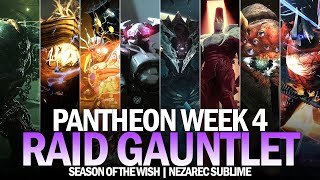 Pantheon Week 4 Full Completion Nezarec Sublime Destiny 2 [upl. by Eissak]