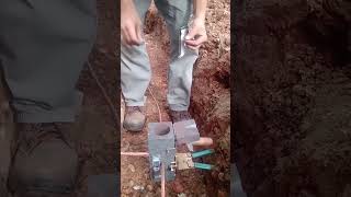 Thermo Welding Process welding Earthing Rod kalivlog Earting chemicalearthing thermo [upl. by Bolger]