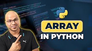 26 Python Tutorial for Beginners  Array in Python [upl. by Kono]