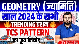 TOP Geometry Questions Asked in 2024 based on latest TCS Pattern  Railway Exams Maths by Sahil Sir [upl. by Heron]