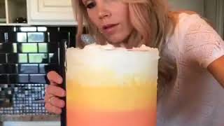 Peach Crisp Ombré Cake  Timelapse  Neurotic Mom Bakes [upl. by Ynnoj336]