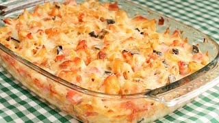 Pastel de Verduras y Macarrones gratinado súper delicioso [upl. by Burny681]