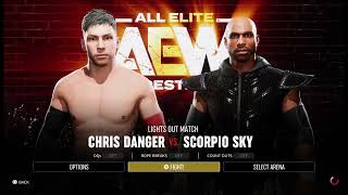 Chris Danger Vs Scorpio Sky AEW Fight Forever [upl. by Kirad494]