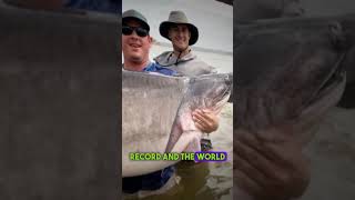 Massive 164 Pound Paddlefish Sets New World Record in Oklahoma [upl. by Sileray]