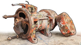 Restoration Old Broken Table Compactor 1500W  Repair Concrete Compactor 3 Phase [upl. by Aras401]