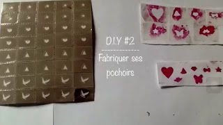 DIY 2  Fabriquer ses Pochoirs [upl. by Fleisher]