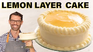 The BEST Lemon Cake Recipe [upl. by Tandi836]