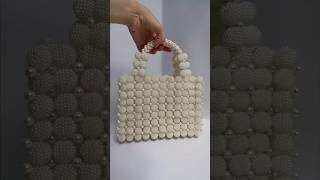 pearl bag diy beingcraftee craft diyhandmadeaccessories [upl. by Linnell612]