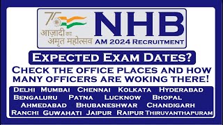 NHB Assistant Manager 2024 Tentative Exam Date [upl. by Hillinck726]