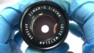 ★SOLD★ 241002000917  Leica leitz wetzlar ELMARC 90mm F4 [upl. by Krefetz]