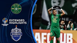 Zhejiang vs Buriram United Extended Highlights  AFC Champions League  CBS Sports Golazo [upl. by Aeel474]