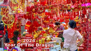 Chinese New Year 2024 Dive into Dragon Decorations in Chinatown Singapore [upl. by Levitt608]