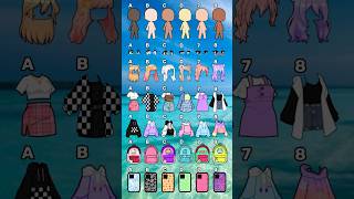 ABCD78 💞🫰 Cute Look Choose your favourite look tocalife tocaboca tocalifeworld avatarworld [upl. by Kipper]