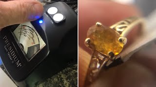 testing if a “gemstone” is REAL presidium gem tester 2 review [upl. by Adnertal]