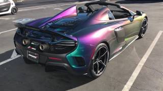 GCSeeds McLaren 675LT Spider quotSeed Colorstreamquot Exterior Walkaround [upl. by Neirol773]