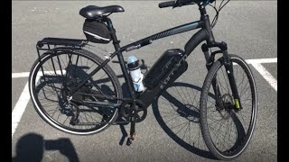 EBike 2021 Carrera Crossfire E 20 revised review with extras  short ride amp battery removal [upl. by Simsar914]