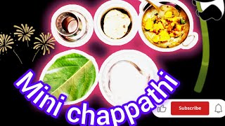 chappathi potato masal🥔🫓Vintage tiny foods chappathi love foods [upl. by Eatnom28]