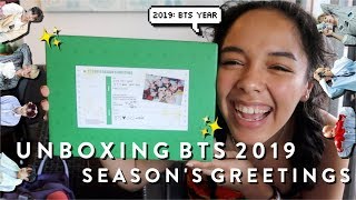 UNBOXING BTS 방탄소년단 2019 SEASONS GREETINGS ✐ [upl. by Elva]