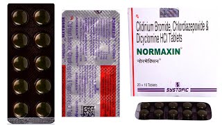 Normaxin Tablet  Clindinium Bromide Chlordiazepoxide amp Dicyclomine HCL tablets  Treatment of IBS [upl. by Adriana]