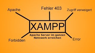 XAMPP Apache Server im ganzen Netzwerk erreichen  QuickTipp  Tutorial Deutsch [upl. by Blessington]