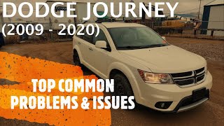 Dodge Journey  TOP PROBLEMS amp ISSUES 2009  2020 common fixes repairs defects [upl. by Annmarie71]