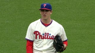 ATLPHI Eickhoff tosses seven scoreless innings [upl. by Aciraj944]