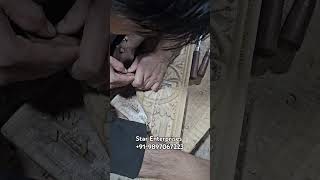 Engraving Work by Star Enterprises wood woodenfurniture furniture carving short shorts yt [upl. by Maudie674]