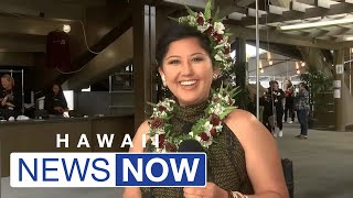 Crowds get ready for Miss Aloha Hula night at the 2024 Merrie Monarch Festival [upl. by Soulier]