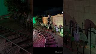 Halloween Dark Ride Build Complete First ride scenes from graveyard [upl. by Mezoff582]