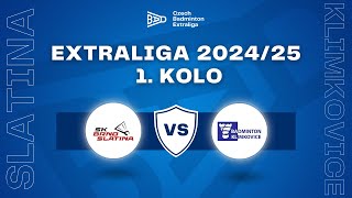 SK STAVOS Brno Slatina vs TJ Sokol Klimkovice  13102024  Extraliga 1 kolo [upl. by Nymrak]