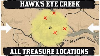 ALL Hawks Eye Creek Treasure Location [upl. by Ibby]