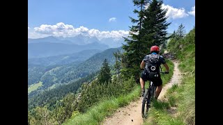 Bikeamphike Golica  Hrušica peak MTB Dovška baba Slovenia [upl. by Kcirederf]