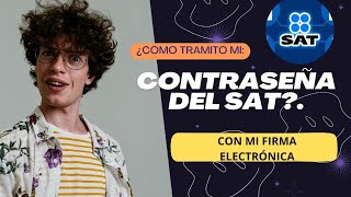 ☄️💥¿Cómo tramitar CONTRASEÑA del RFC con FIRMA ELECTRÓNICA💥 [upl. by Aerdua]