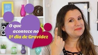 O QUE ACONTECE NO PRIMEIRO DIA DE GRAVIDEZ  Monica Romeiro [upl. by O'Conner]