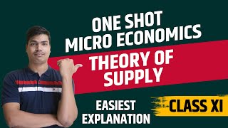 Theory of supply One shot  Factors affecting supply  Change in Quantity supply amp change in supply [upl. by Aerdnahc422]