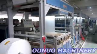 PP woven coating and lamination machine [upl. by Ahsetra]