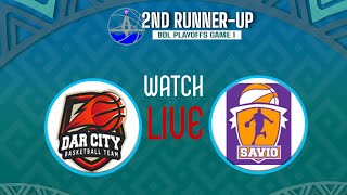 BDL PLAYOFFS 2024 2ND RUNNERUP DAR CITY VS SAVIO [upl. by Claudia]