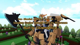 Gundam Gusion Rebake Full City Showcase Build A Boat For Treasure [upl. by Ma]