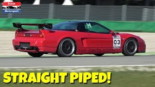 Honda NSX on Track  EPIC Sounds [upl. by Aldin]