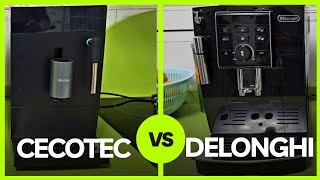 Comparativa de cafeteras CECOTEC CREMMAET COMPACT STEAM y DELONGHI ECAM13 123 B [upl. by Mairhpe137]